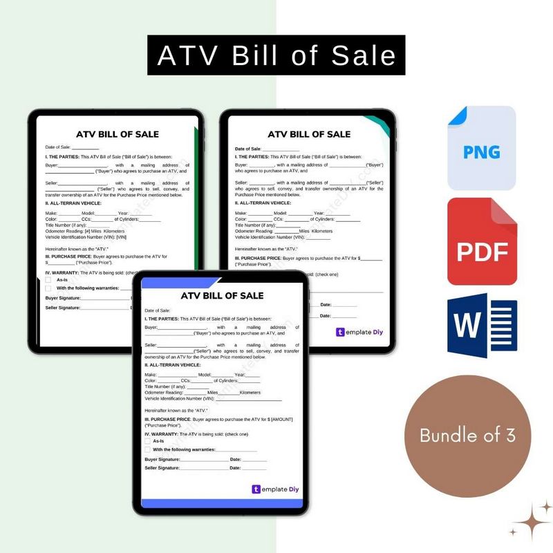 Mobile Home Bill of Sale Theme